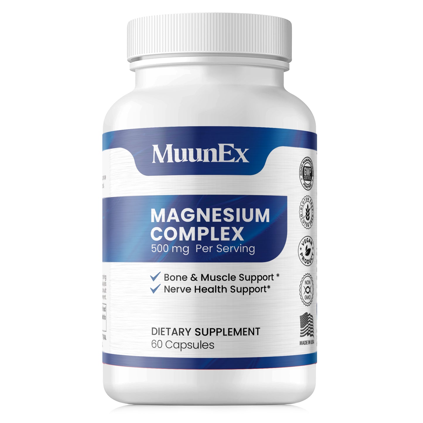 Muunex Magnesium Complex - 60 Capsules
