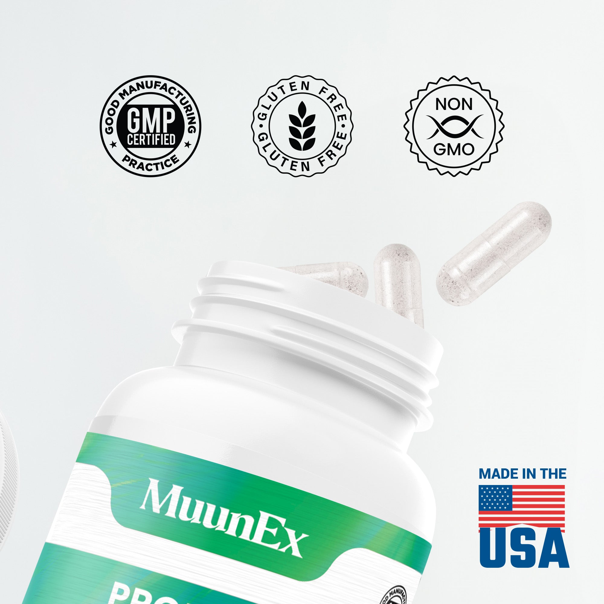 Muunex Probiotics - 60 Capsules