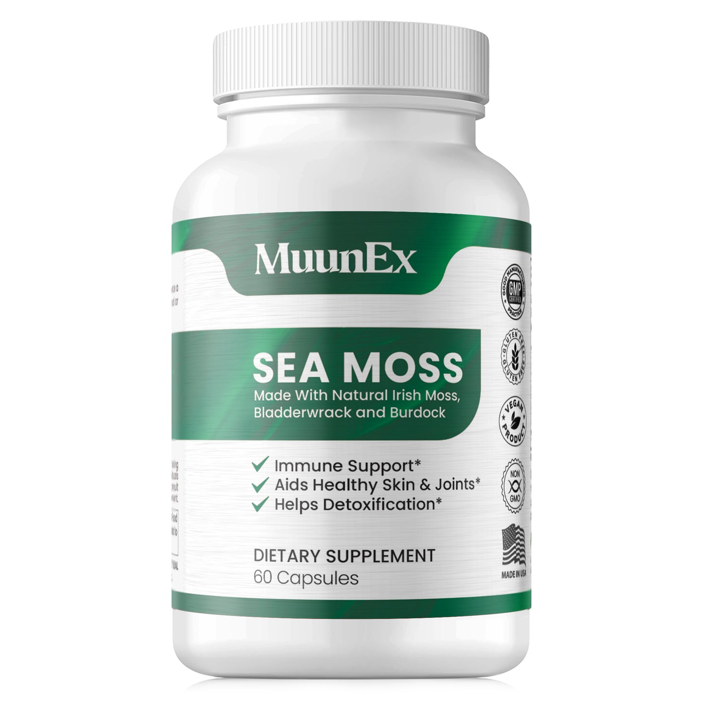 Muunex Sea Moss Advanced Superfood - 60 capsules